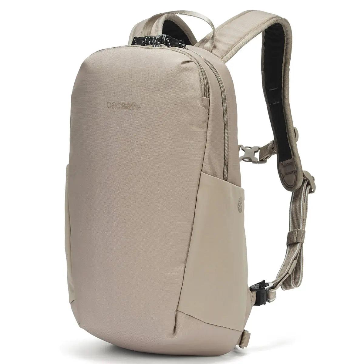 Pacsafe V Tech 12L Anti-Theft 16’’ Laptop Backpack - Beige