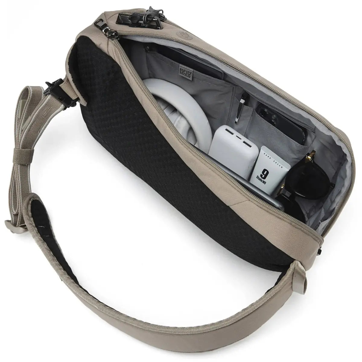Pacsafe V Tech Anti-Theft 10L Sling Pack - Beige