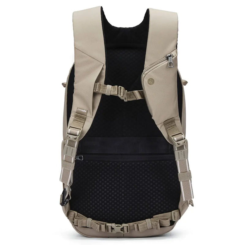 Pacsafe V Tour 26L Anti-Theft 16’’ Laptop Backpack - Beige