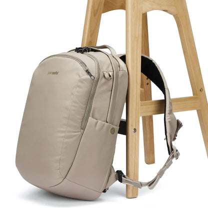 Pacsafe V Tour 26L Anti-Theft 16’’ Laptop Backpack - Beige