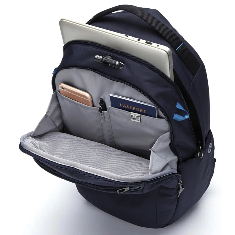 Pacsafe V Tour 26L Anti-Theft 16’’ Laptop Backpack - Ocean