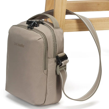 Pacsafe V Tour Anti-Theft Crossbody Bag - Beige