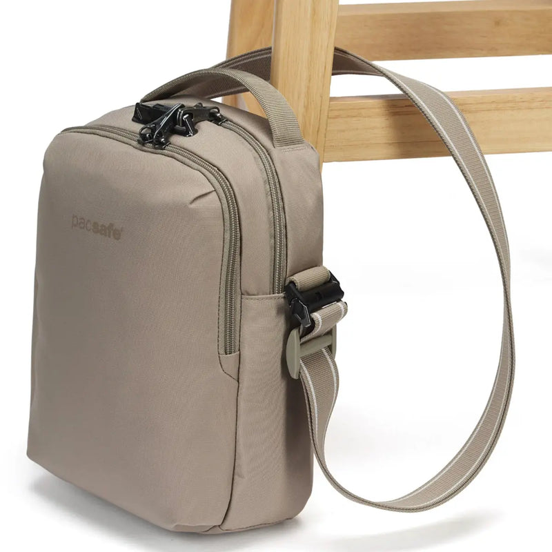 Pacsafe V Tour Anti-Theft Crossbody Bag - Beige