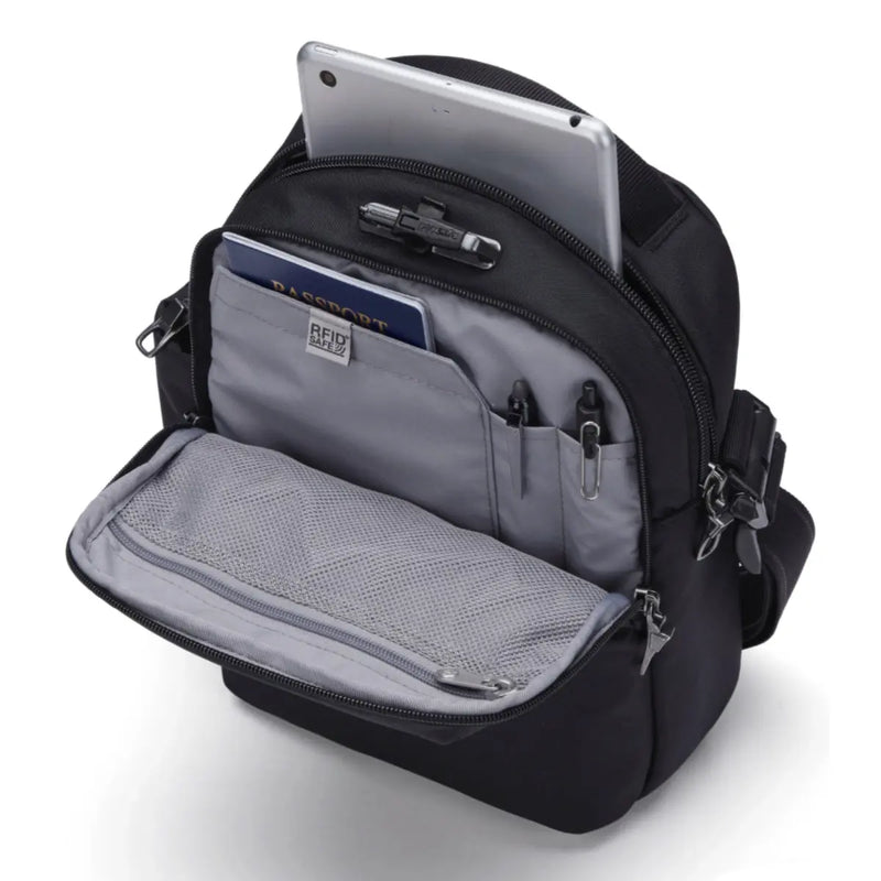 Pacsafe V Tour Anti-Theft Crossbody Bag - Jet Black