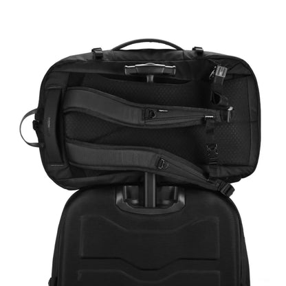 Luggage slip slides over luggage handles to keep your bag balanced on your wheeled bag