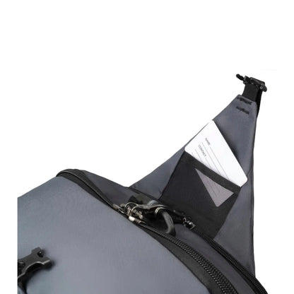 Discreet pocket for address tag