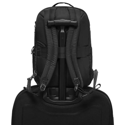 Luggage slip slides over luggage handles, keeping your bag balanced on your wheeled bag