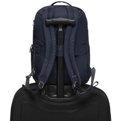 Luggage slip slides over luggage handles, keeping your bag balanced on your wheeled bag