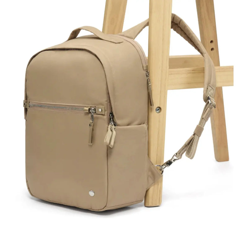 Cut-resistant anchor strap secures around a fixed object to protect your bag