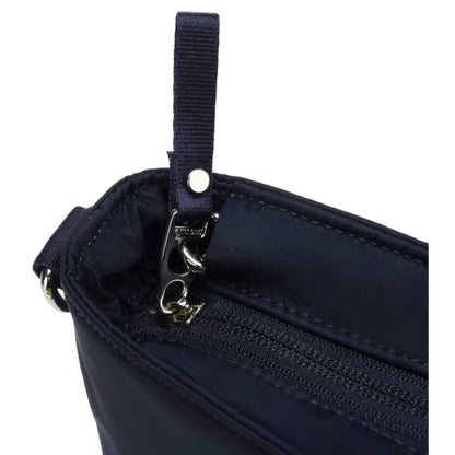 Zipper can be clipped to help protect against luggage tampering