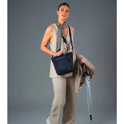 Its compact yet spacious design offers ample room for essentials