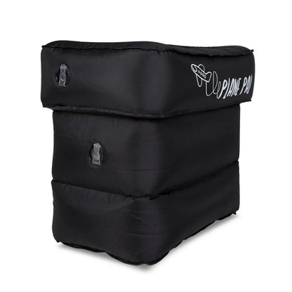 Plane Pal is a custom designed inflatable cushion that fills the space between your child’s seat and the seat in front