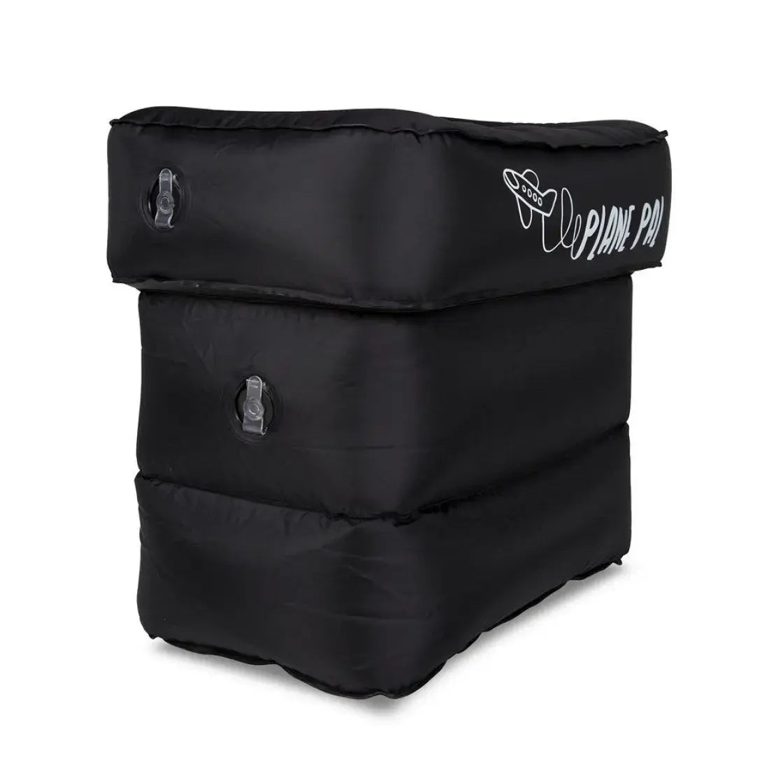 Plane Pal is a custom designed inflatable cushion that fills the space between your child’s seat and the seat in front