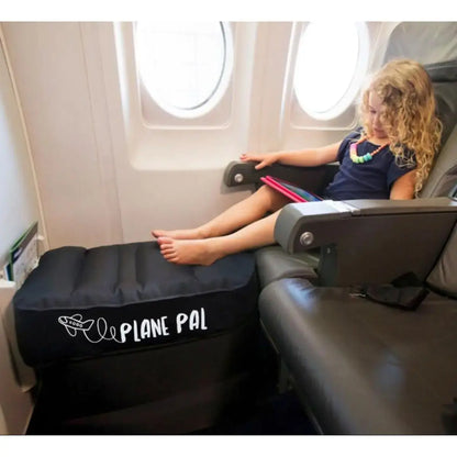 Plane Pal Self-Inflating Kids Travel Pillow - Black