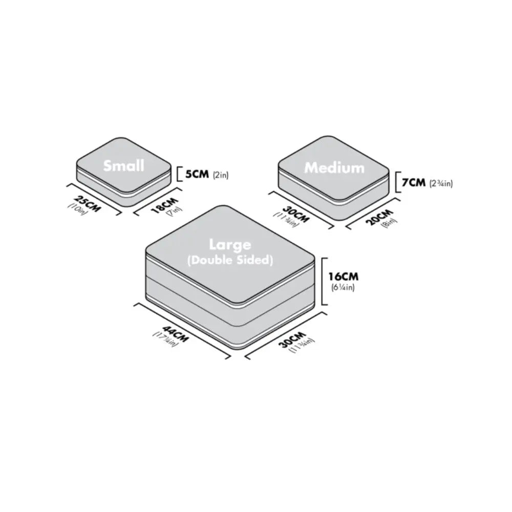 Plane Pal - Packing Pals - 6 Pack - White - with bonus laundry bag!