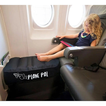 Plane Pal Self-Inflating Kids Travel Pillow - Black