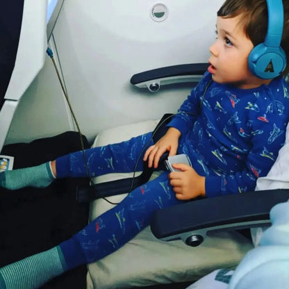 Plane Pal Self-Inflating Kids Travel Pillow - Black