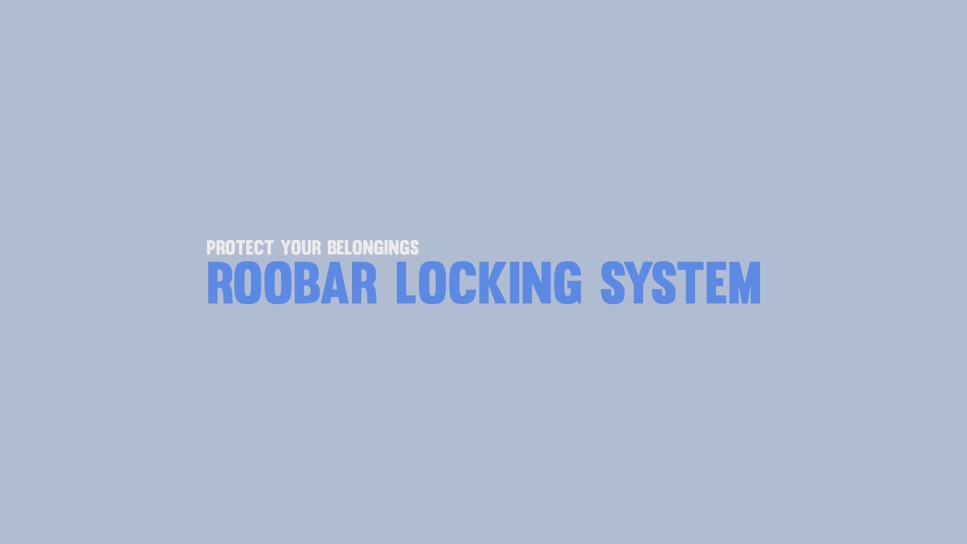 Pacsafe Roobar locking system demonstration