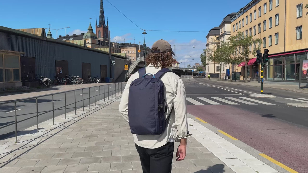 Pacsafe V Commuter 18L Anti-Theft 16" Laptop Backpack - Ocean product video