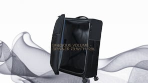 Samsonite 73 Hours 78 cm 4 Wheel Expandable Suitcase - Platinum Grey demo video