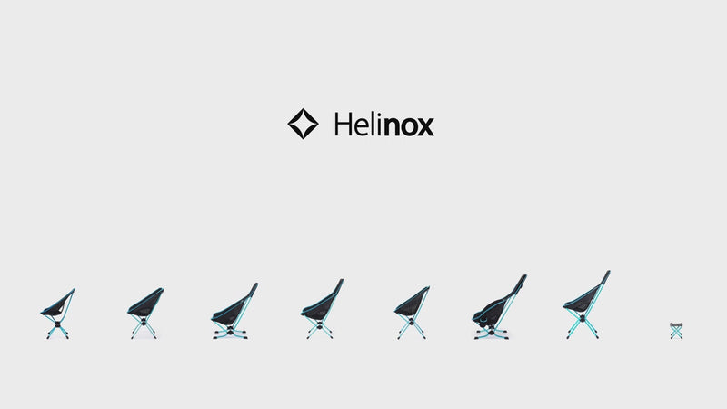 Helinox Speed Stool M - Lightweight Camping Stool - Black / Blue demo video