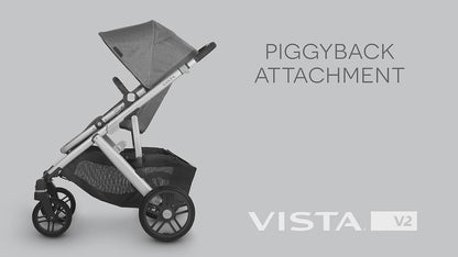 UPPAbaby PiggyBack Ride-Along Board for use with VISTA Strollers (VISTA 2015+ / VISTA V2 & V3) demo video