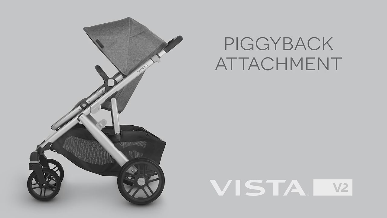 UPPAbaby PiggyBack Ride-Along Board for use with VISTA Strollers (VISTA 2015+ / VISTA V2 & V3) demo video
