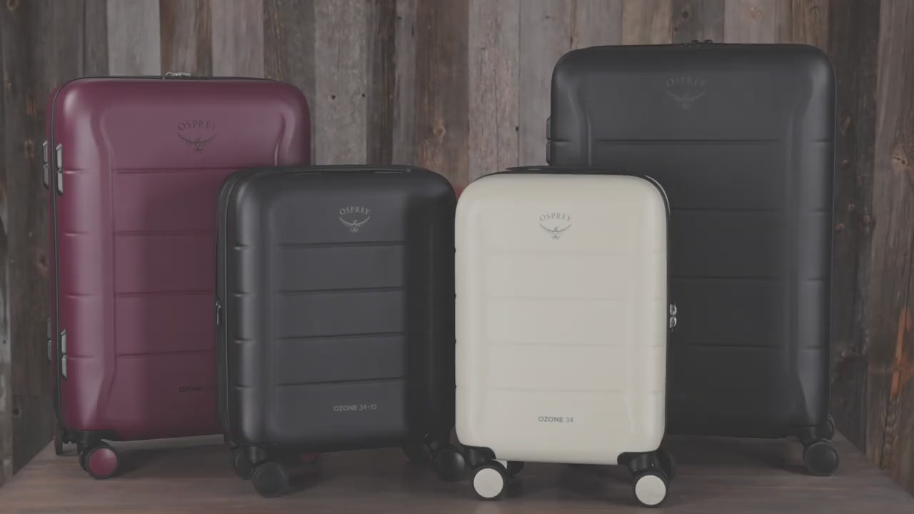Osprey Ozone hardside luggage line-up