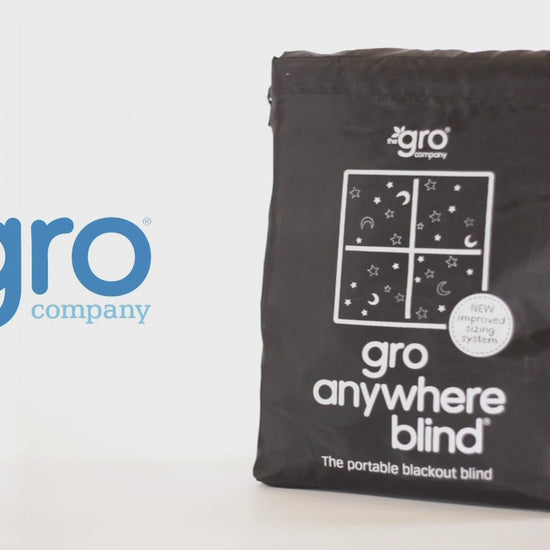 Gro Company Gro Anywhere Portable Blackout Blind - Stars and Moons demo video