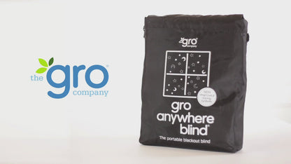 Gro Company Gro Anywhere Portable Blackout Blind - Stars and Moons demo video