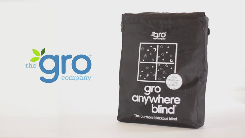Gro Company Gro Anywhere Portable Blackout Blind - Stars and Moons demo video