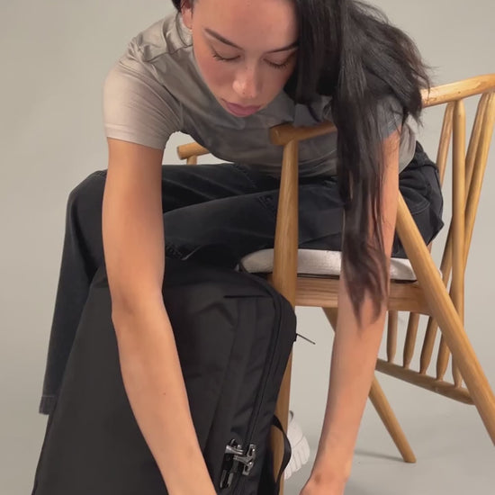 Pacsafe Metrosafe X Commuter Anti-Theft 16" Laptop Backpack - Black product video