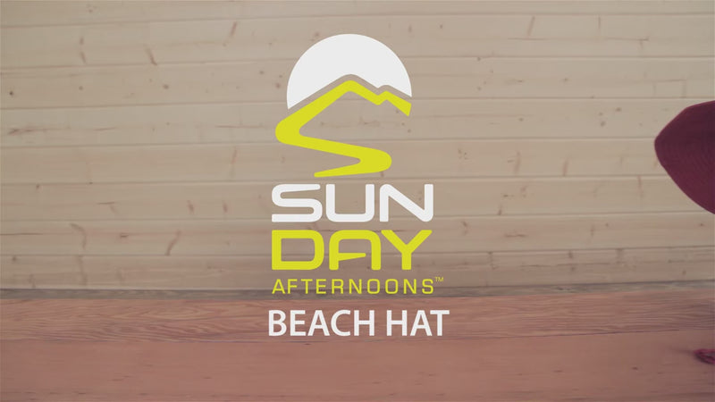 Sunday Afternoons Beach Hat - Red (Medium) demo video