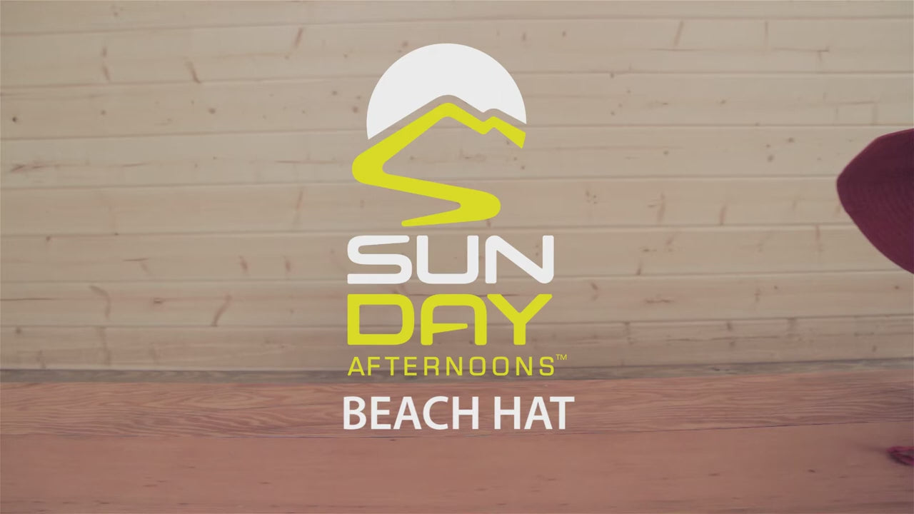 Sunday Afternoons Beach Hat - Red (Medium) demo video