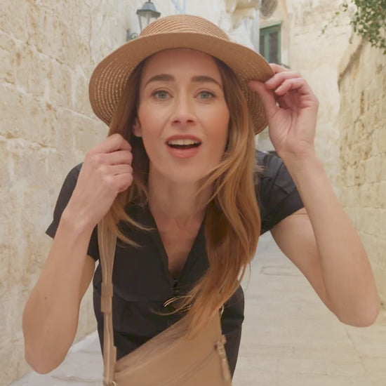 Pacsafe W Anti-theft Crossbody Bag - Taupe product video