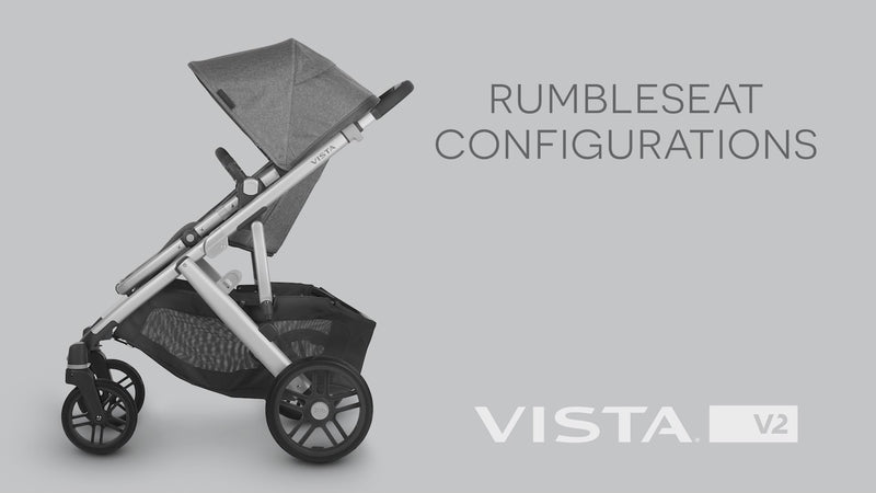 UPPAbaby Vista V2 RumbleSeat V2 configurations