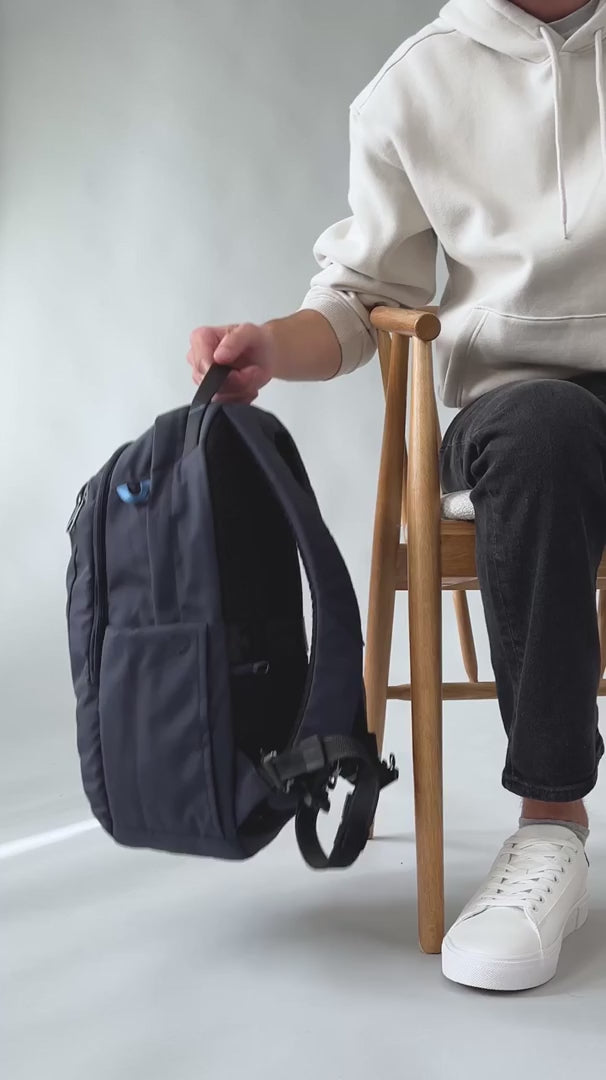 Pacsafe V Tour 26L Anti-Theft 16" Laptop Backpack product video (shown in Ocean)