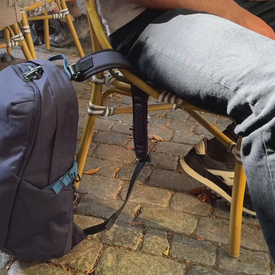 Pacsafe V Active 24L Anti-Theft 13" Laptop Backpack - Ocean product video