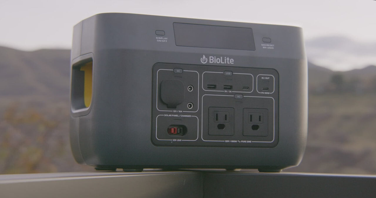 BioLite BaseCharge 600 - 622 Watt Rechargeable Power Station