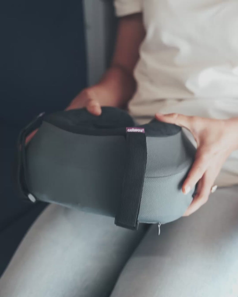 Cabeau Evolution S3 Memory Foam Pillow (Seat Strap System) - Black