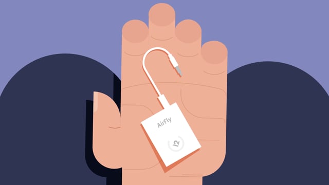 Twelve South AirFly Bluetooth Audio Transmitter demo video