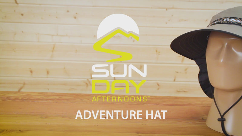 Sunday Afternoons Adventure Hat - Cream/Sand (Small / Medium) demo video