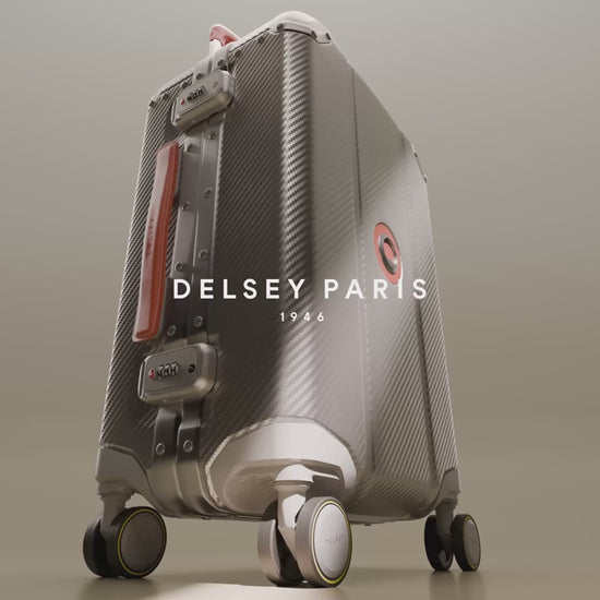 Delsey Alu'r aluminium suitcase, 360 view