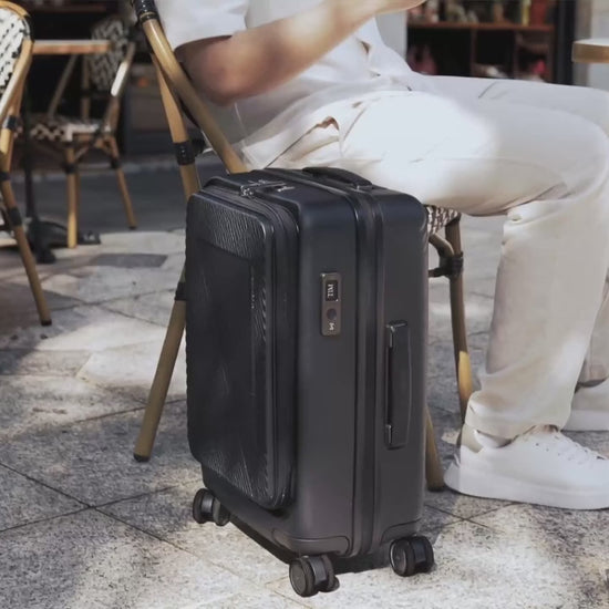 Samsonite Zipprix FT 55 cm Expandable Cabin Suitcase with Waypoint Smart Tag product video