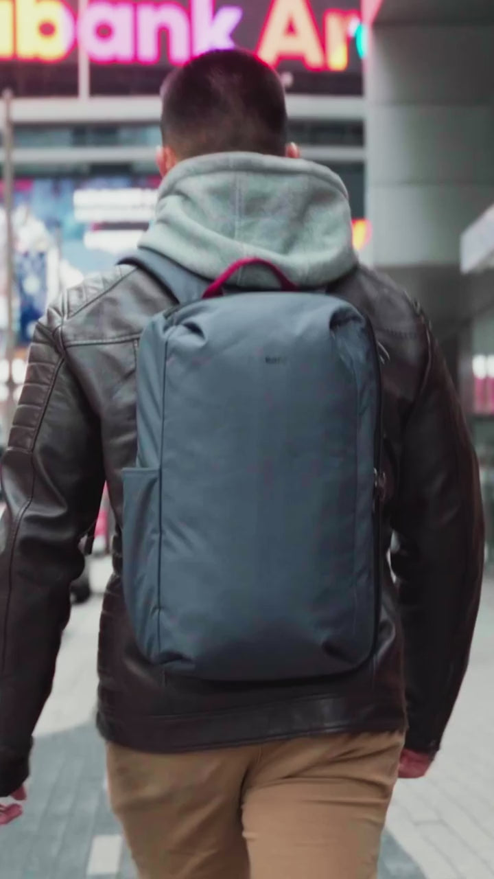 Pacsafe Metrosafe X Commuter Anti-Theft 16" Laptop Backpack - Slate product video