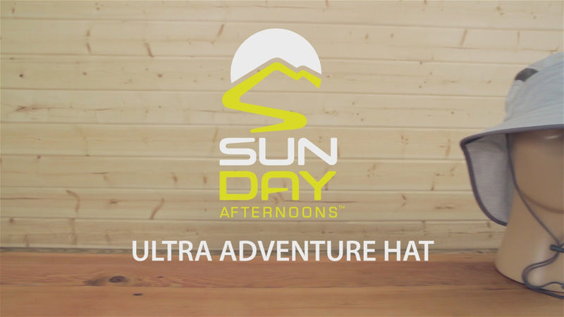 Sunday Afternoons Ultra Adventure Hat - Pumice (Small / Medium) demo video