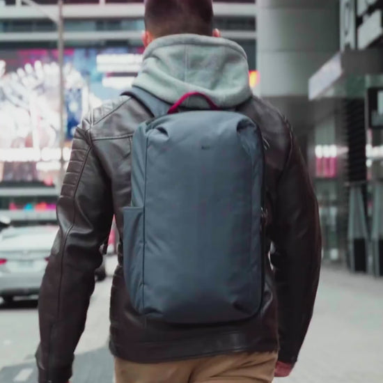Pacsafe Metrosafe X Commuter Anti-Theft 16" Laptop Backpack - Slate product video