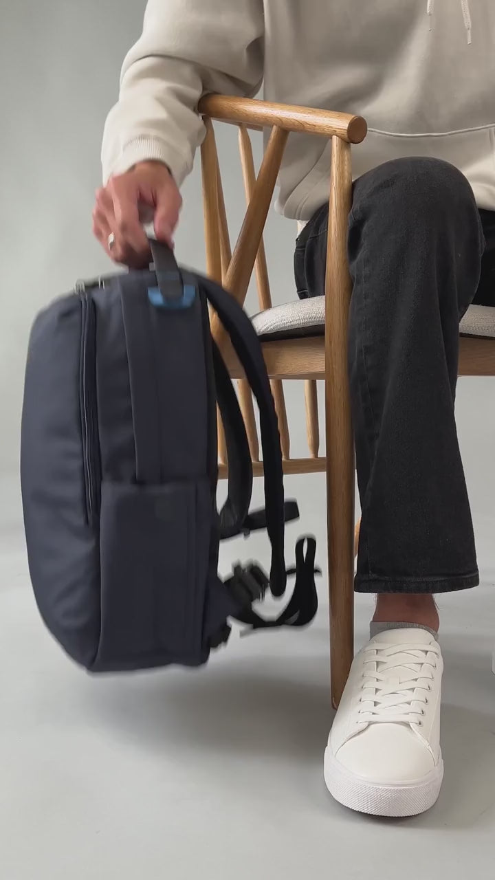 Pacsafe V All-Around 16L Anti-Theft 13" Laptop Backpack - Ocean product video