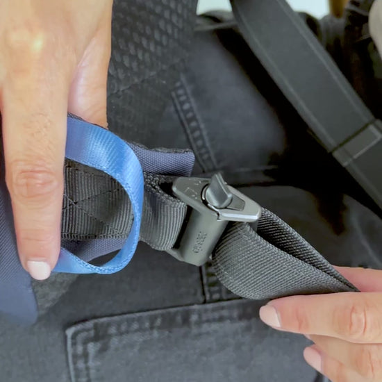 Pacsafe V Urban Anti-Theft Sling Pack product video (shown in Ocean)