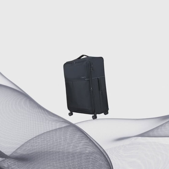 Samsonite 73 Hours 55 cm  4 Wheel Cabin Spinner Suitcase - Black demo video